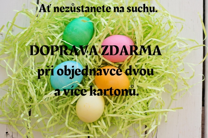 VELIKONOČNÍ DOPRAVA ZDARMA