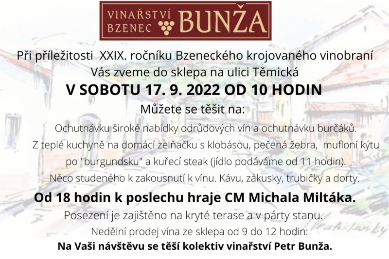 XXIX. ročník Bzeneckého krojovaného vinobraní